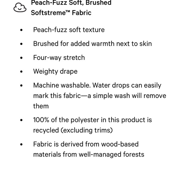 lululemon athletica Purple Brushed Softstreme Dramatic Magenta Size 6 Sweatshirt - Picture 4 of 5